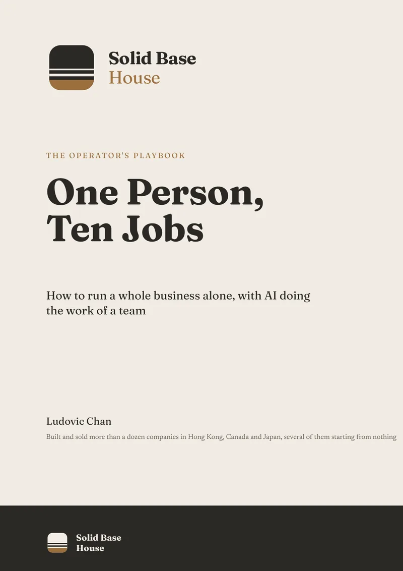 One Person, Ten Jobs book cover