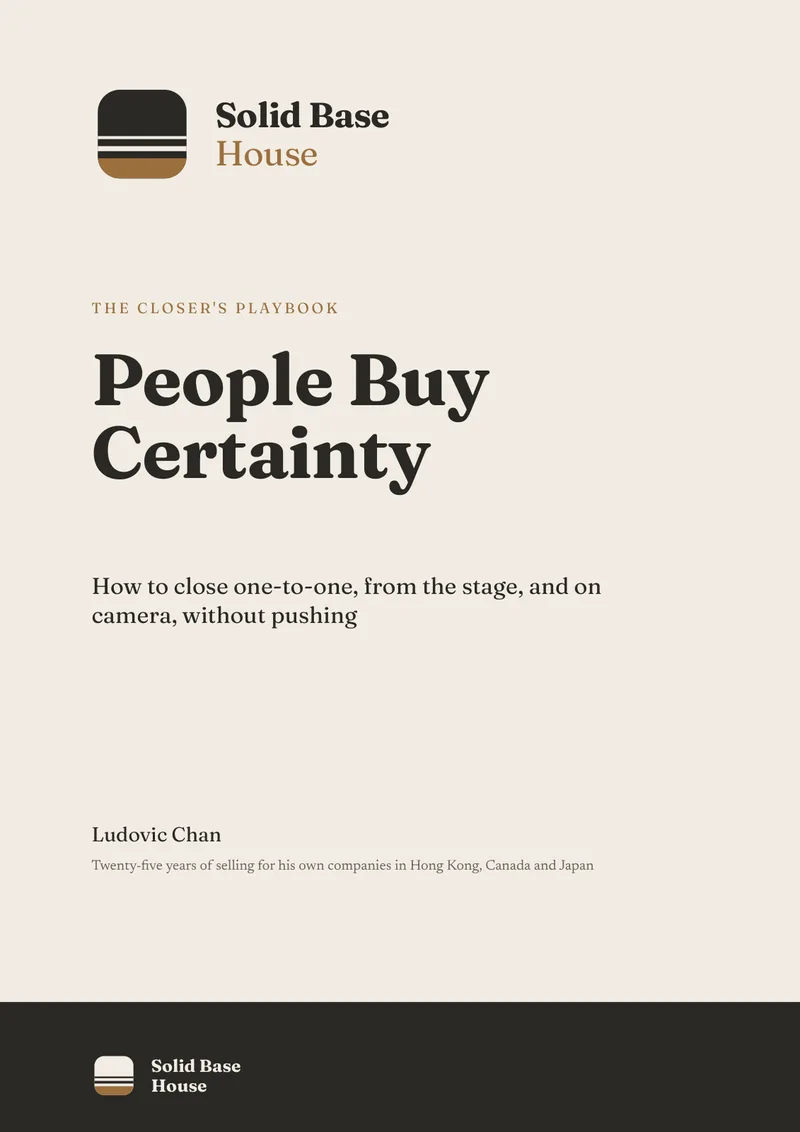 People Buy Certainty book cover