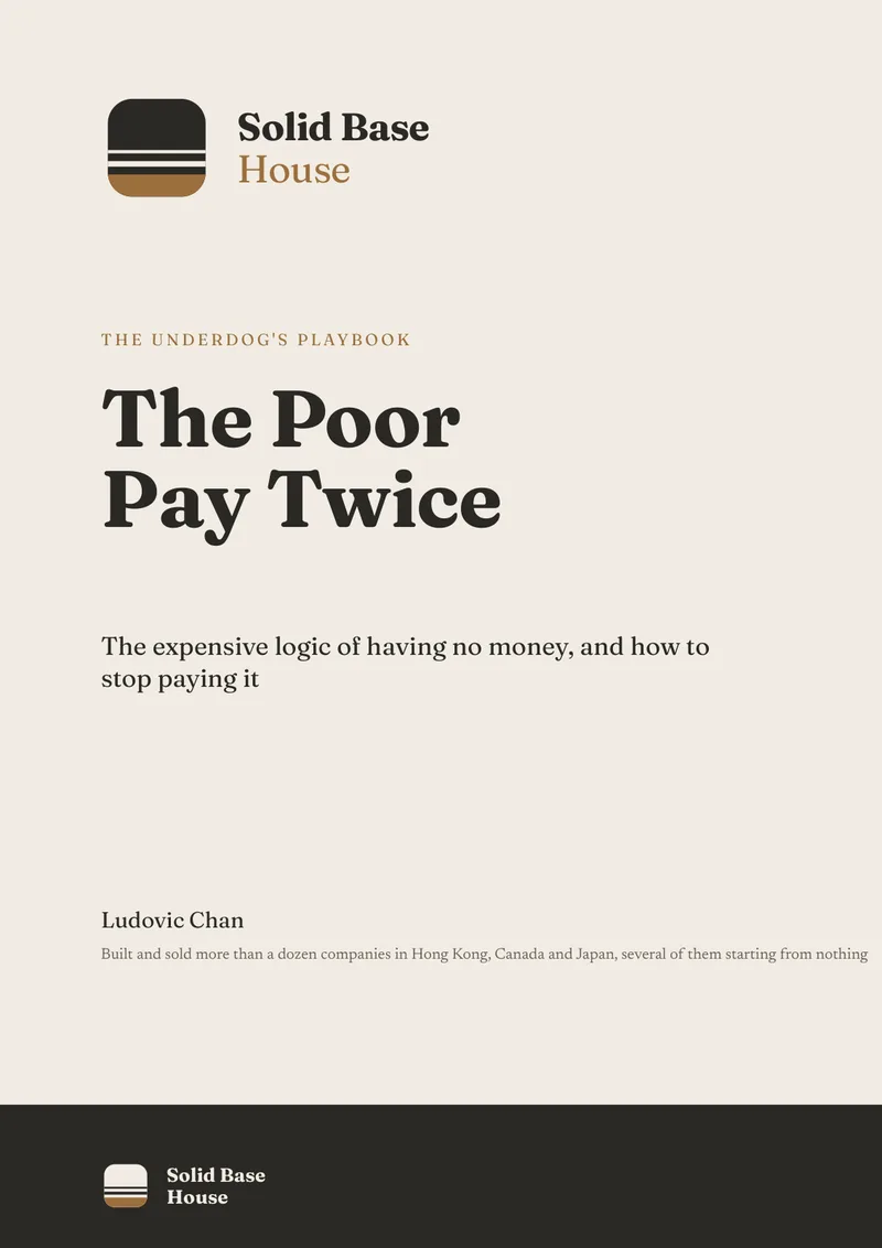 The Poor Pay Twice book cover